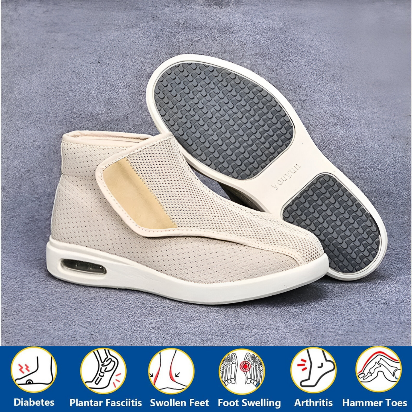 SootheSteps™ High Wide Comfort Shoes